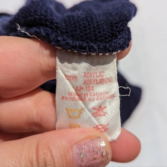 Vintage Tommy Knight Blue Knit V Neck Men's Vest Medium - Picture 4 of 5